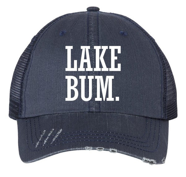 Lake Bum Mesh Trucker Hat