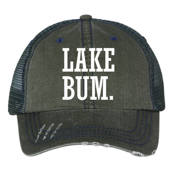 Lake Bum Mesh Trucker Hat