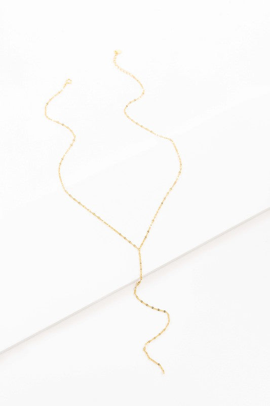 Chain Lariat Necklace - Boho Soho