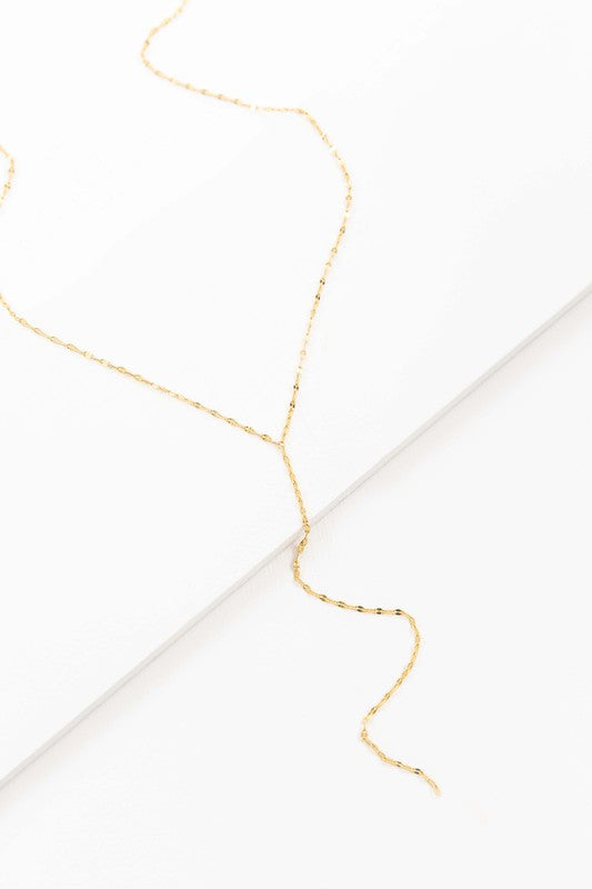 Chain Lariat Necklace - Boho Soho