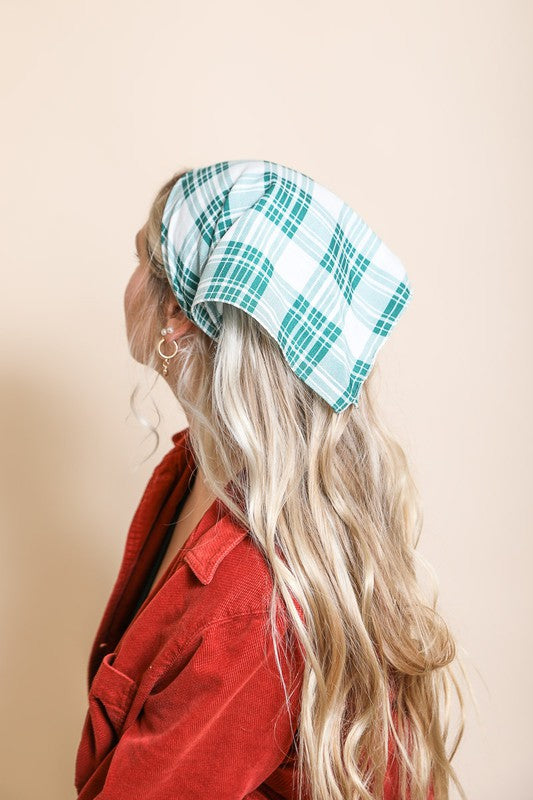 Triangle Flannel Head Scarf