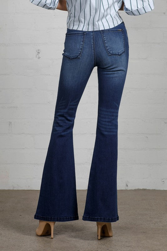 Denim Lab USA High Rise Wider Flare Jeans