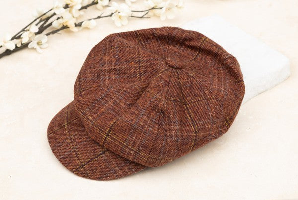 Plaid Newsboy Caps