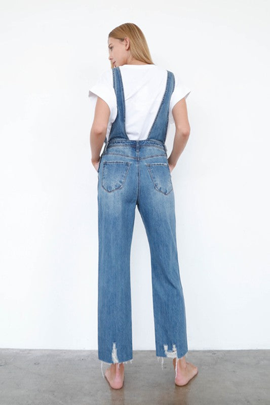 SLIM STRAIGHT OVERALLS - Boho Soho