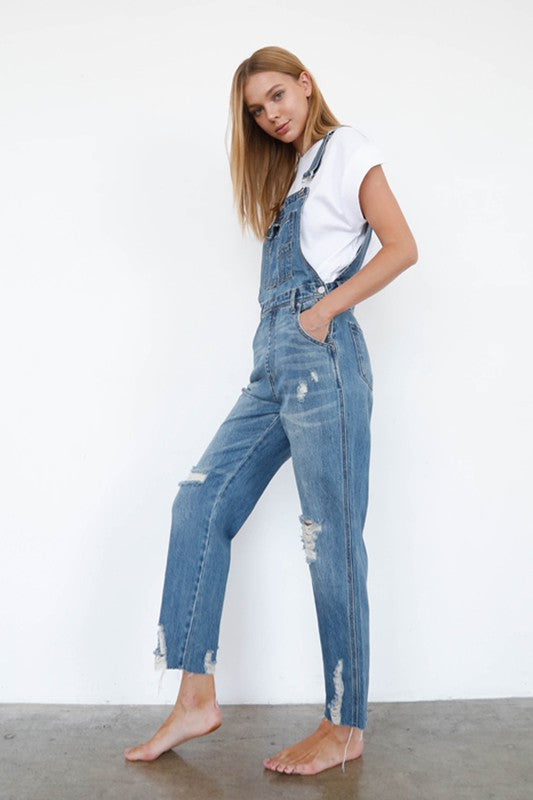 SLIM STRAIGHT OVERALLS - Boho Soho