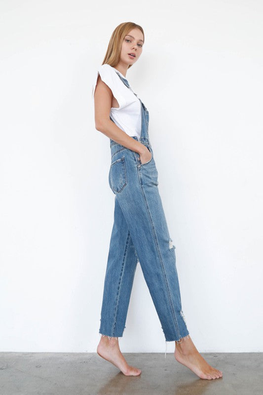 SLIM STRAIGHT OVERALLS - Boho Soho