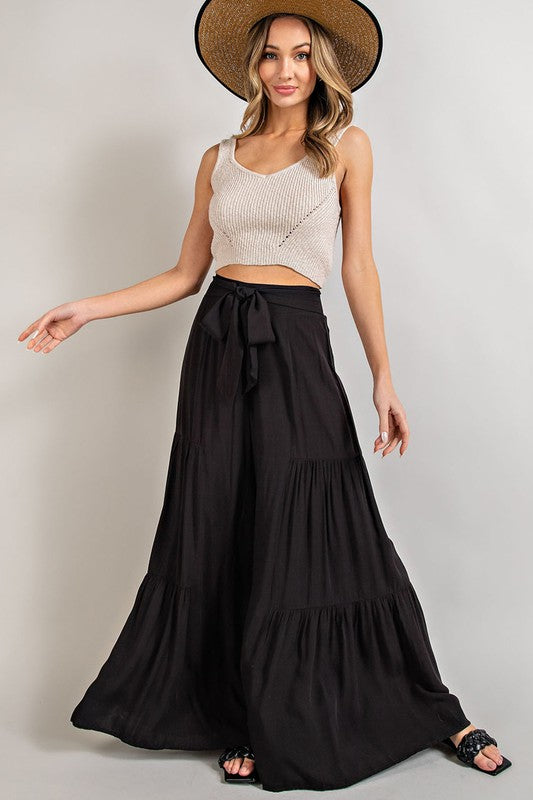 EESOME Tiered Wide Pants