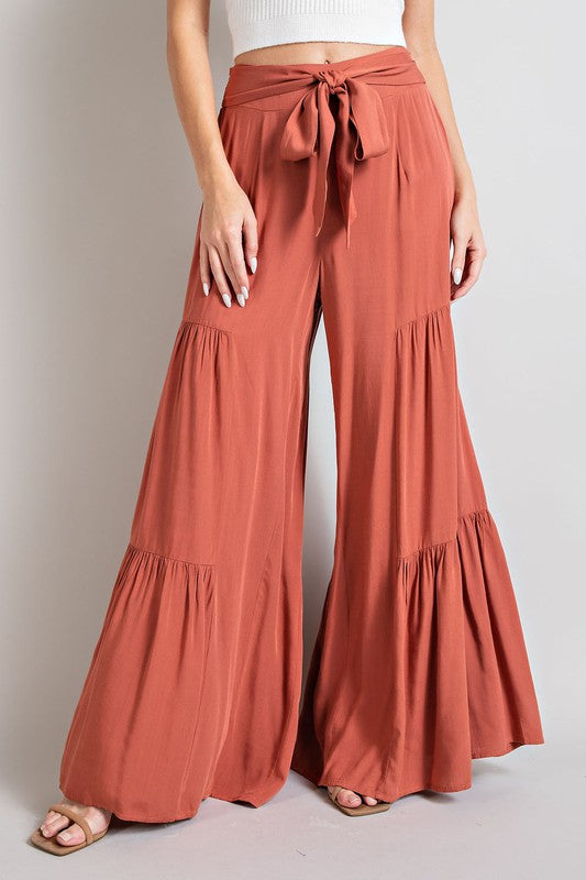 EESOME Tiered Wide Pants