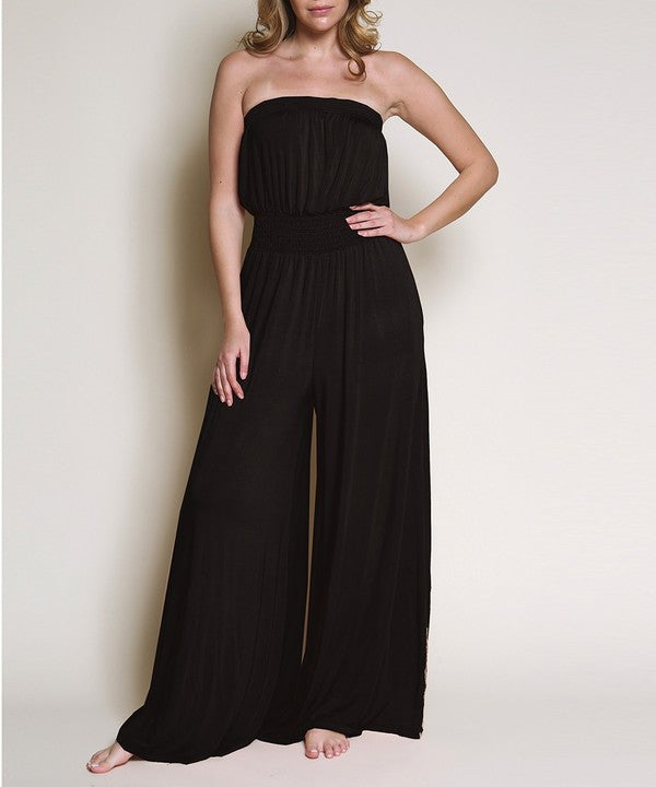 FABINA BAMBOO Strapless Jumpsuit