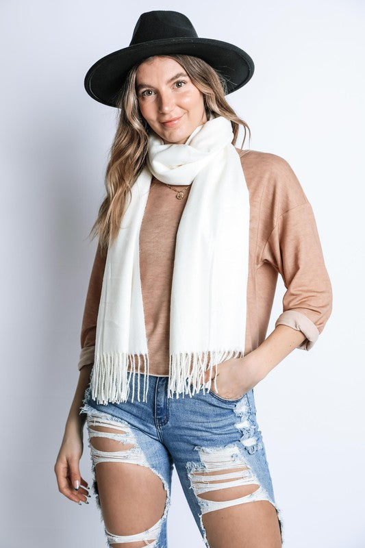 CASHMERE FEEL LONG SCARF