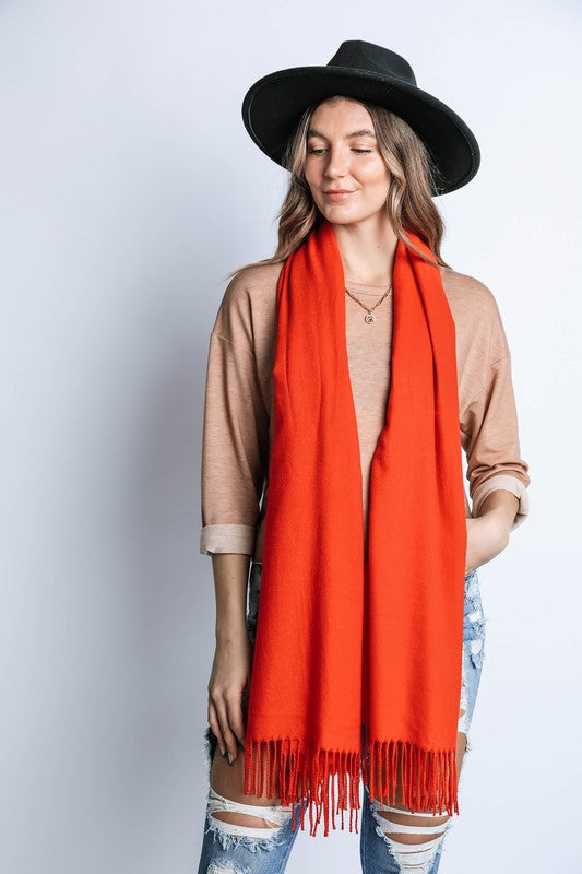 CASHMERE FEEL LONG SCARF