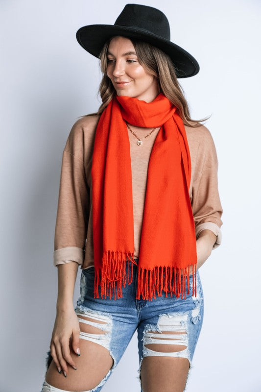 CASHMERE FEEL LONG SCARF