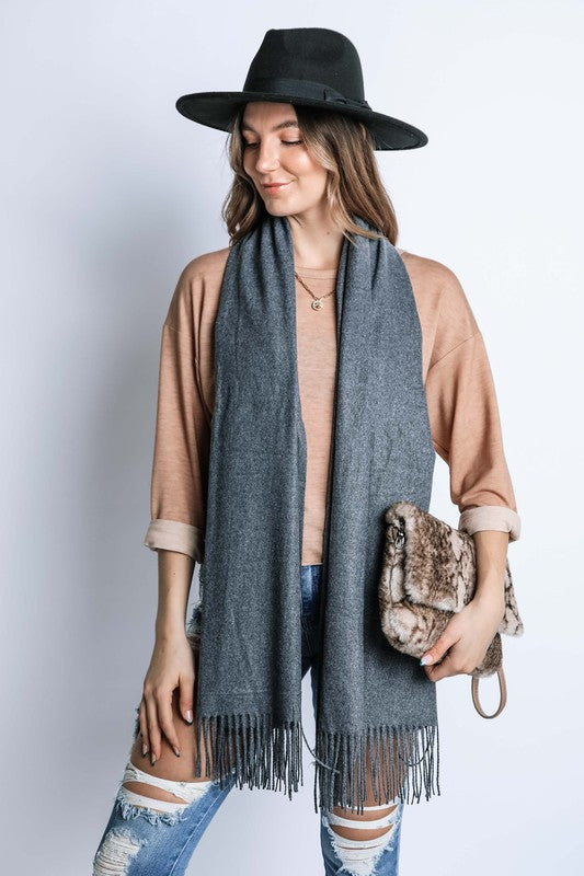 CASHMERE FEEL LONG SCARF