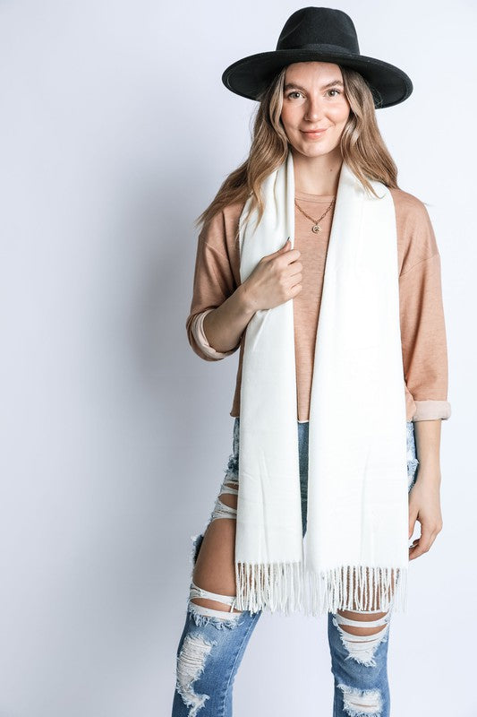 CASHMERE FEEL LONG SCARF