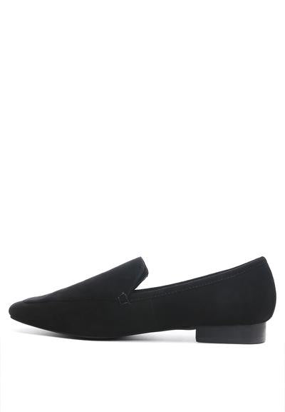 Rag & Co. JULIA LEATHER POINTED LOAFERS