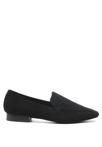 Rag & Co. JULIA LEATHER POINTED LOAFERS