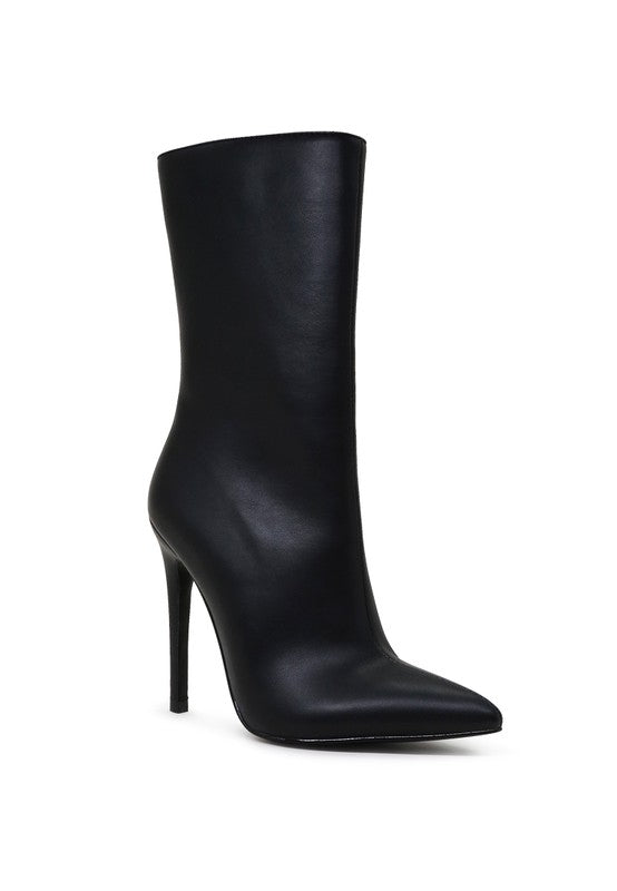 Rag & Co. MICAH POINTED STILETTO HIGH ANKLE BOOTS