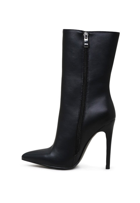 Rag & Co. MICAH POINTED STILETTO HIGH ANKLE BOOTS