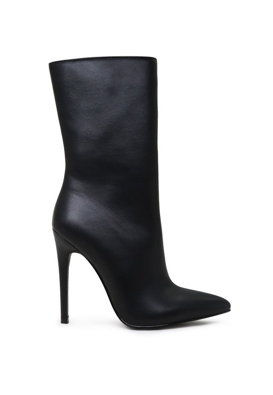 Rag & Co. MICAH POINTED STILETTO HIGH ANKLE BOOTS