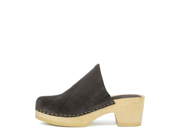 RAG & CO DARCIE SUEDE CLOGS