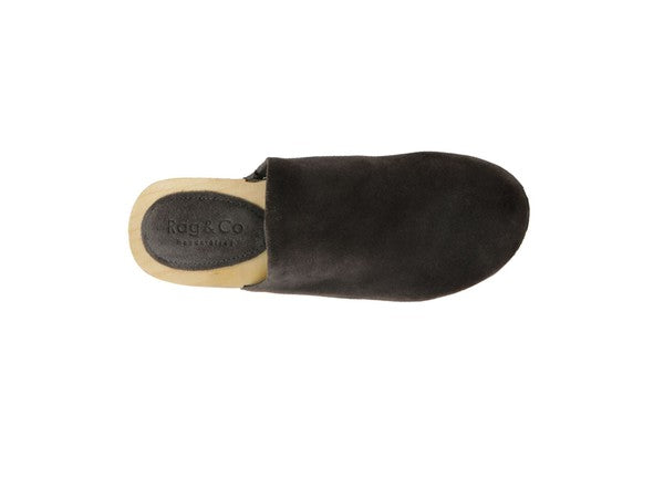 RAG & CO DARCIE SUEDE CLOGS