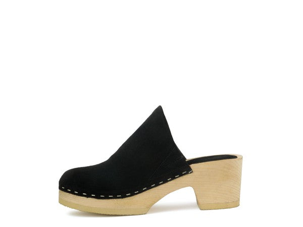 RAG & CO DARCIE SUEDE CLOGS