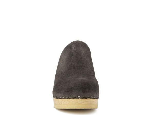 RAG & CO DARCIE SUEDE CLOGS