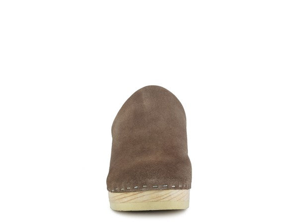 RAG & CO DARCIE SUEDE CLOGS