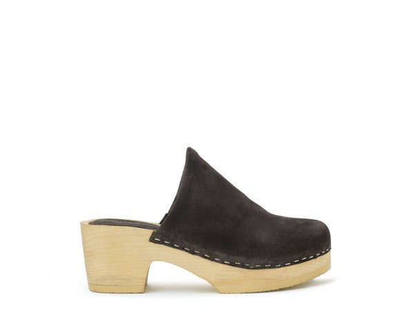 RAG & CO DARCIE SUEDE CLOGS