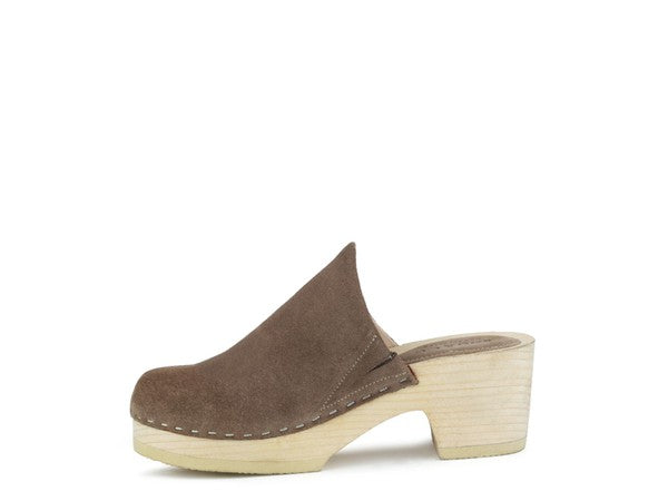 RAG & CO DARCIE SUEDE CLOGS