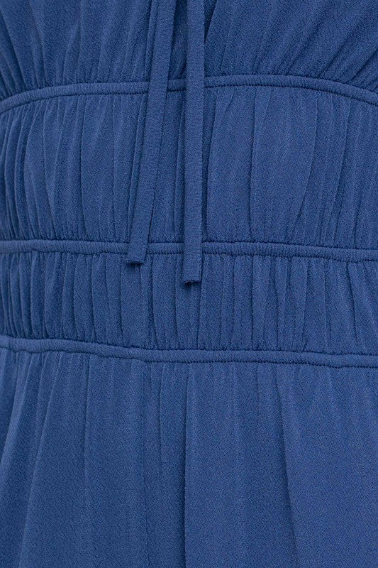 Gilli Sleeveless Drawstring Cropped Jumpsuit