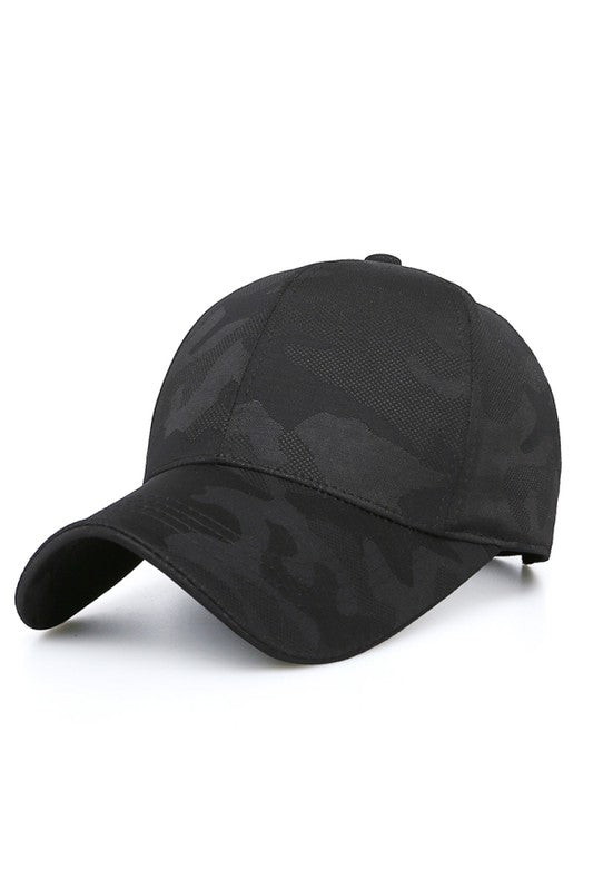 Camo Black Cap Hat