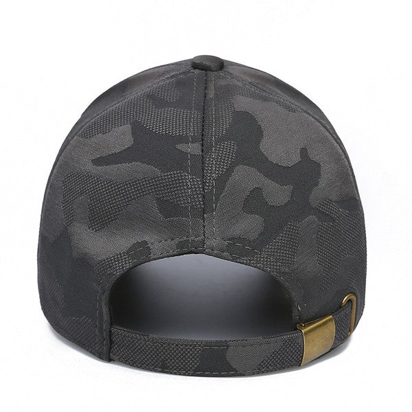 Camo Black Cap Hat