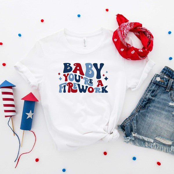 Baby You're A Firework Retro Graphic Tee