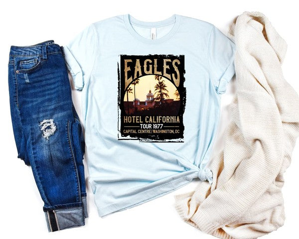 Eagles Hotel California Music Fest Tee Plus Size