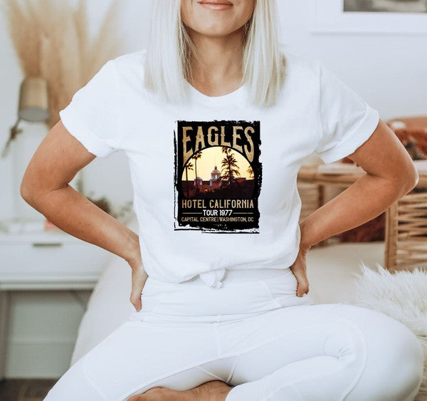 Eagles Hotel California Music Fest Tee Plus Size