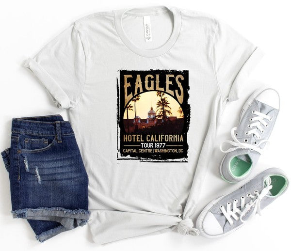 Eagles Hotel California Music Fest Tee Plus Size