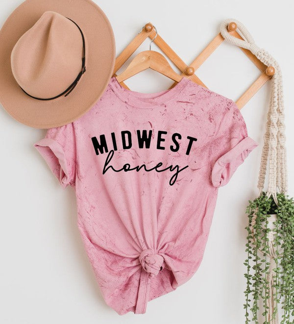 Midwest Honey Comfort Color Tie Dye Tee