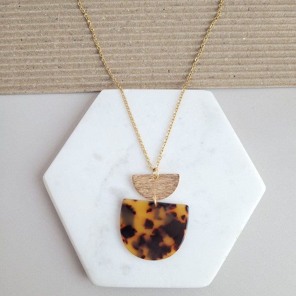 Harper Tortoise Necklace - Boho Soho