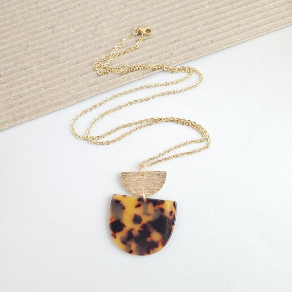 Harper Tortoise Necklace - Boho Soho