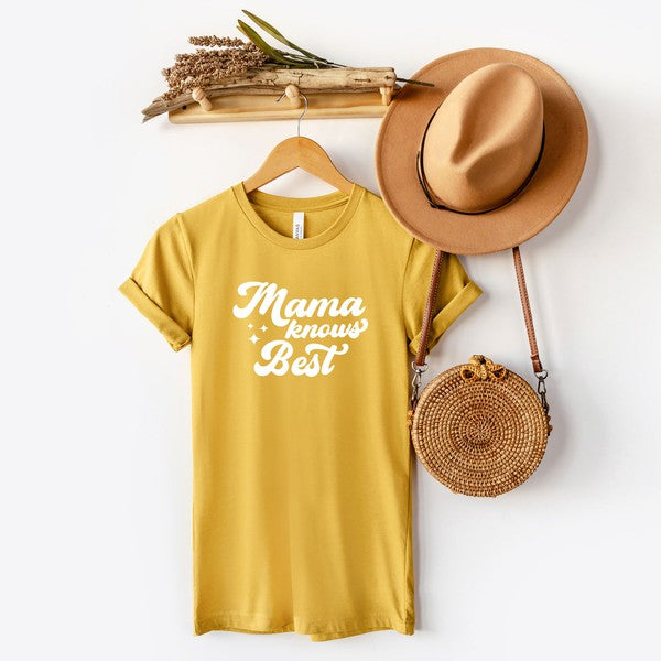 Mama Knows Best Short Sleeve Graphic Tee