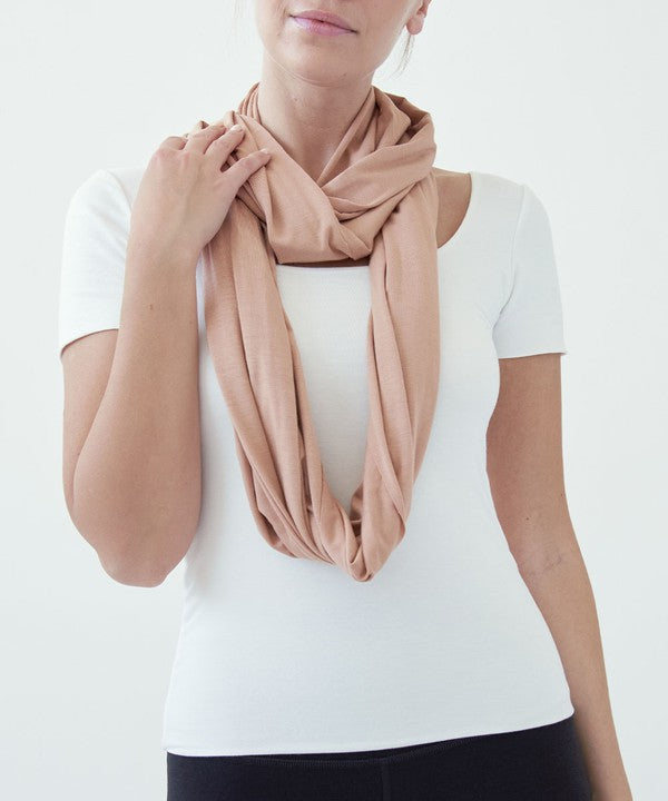 FABINA BAMBOO BLEND INFINITY SCARF