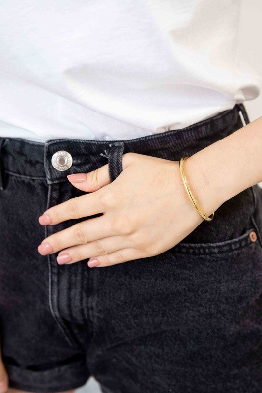 Solid Bar Cuff Bracelet - Boho Soho