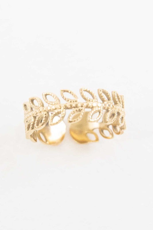 Fern Adjustable Ring - Boho Soho