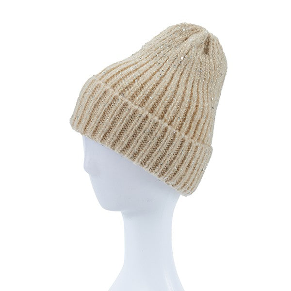 Sequin KNITTED BEANIE