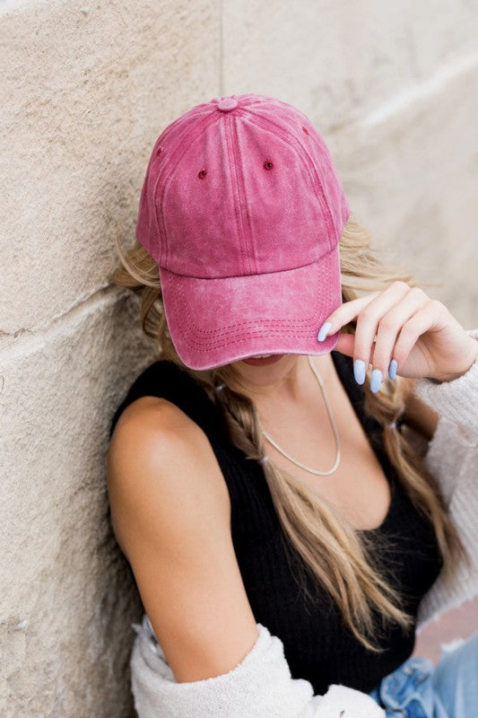 Everyday Washed Ball Cap - Boho Soho