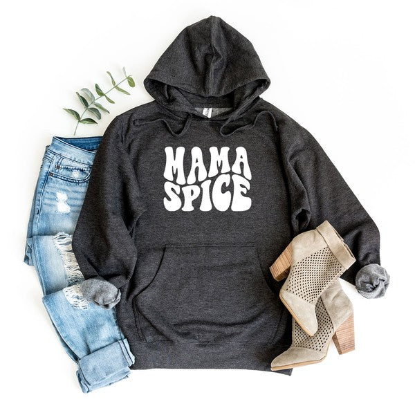 Mama Spice Wavy Graphic Hoodie - Boho Soho