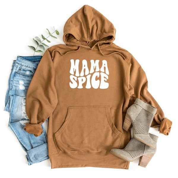 Mama Spice Wavy Graphic Hoodie - Boho Soho