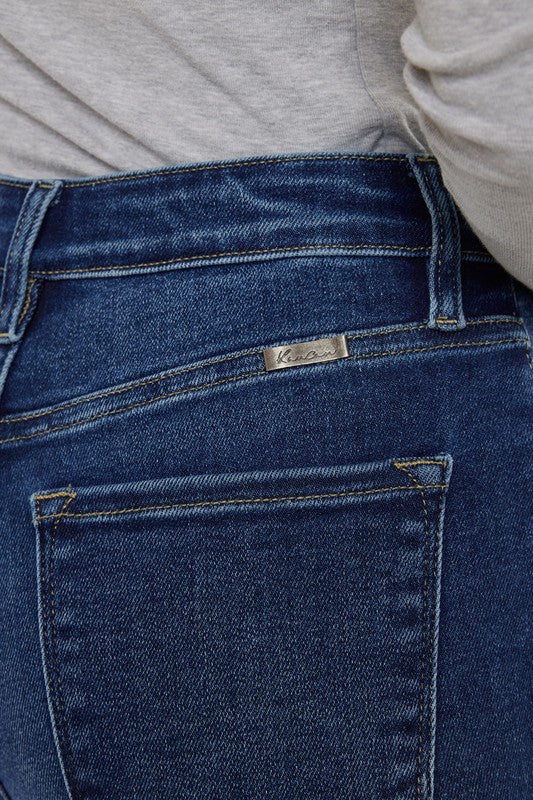 Kan Can High Rise Slim Straight Jeans