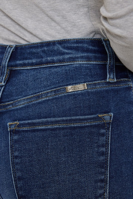 Kan Can High Rise Slim Straight Jeans